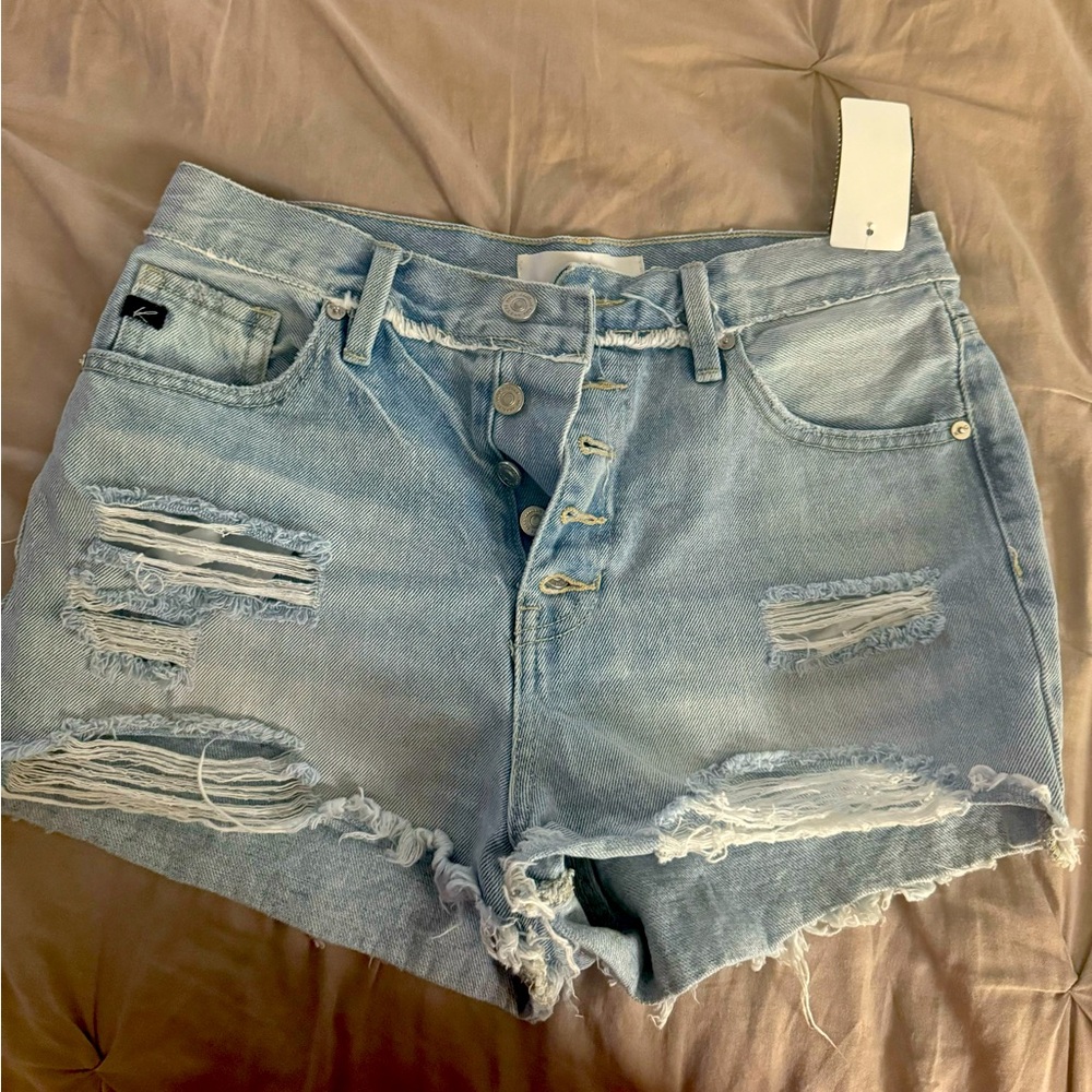 KanCan blue Jean shorts size 5 (26). Love these just too big!!